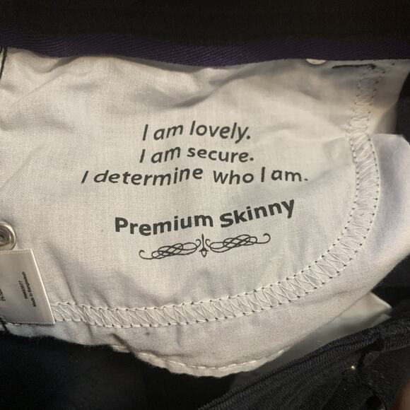 A.N.A. Black Low-Rise Corduroys, Size 12 Skinny - Picture 7 of 8